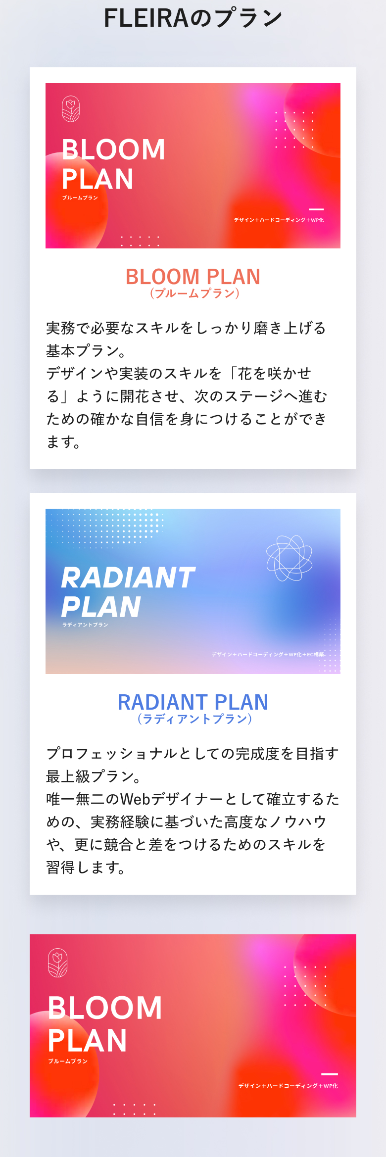 FLEIRAのプラン